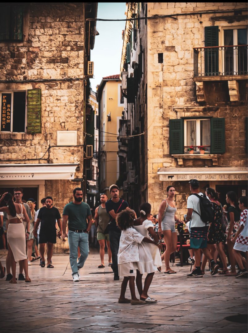 Travel photography - European street